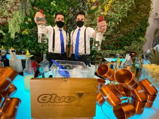 Blue Bartenders